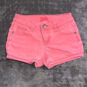 Kids 8R pink jean shorts